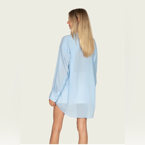 NWT SECRET MISSION Este Oversized Weekend Boyfriend Shirt - Size M - Picture 3 of 13